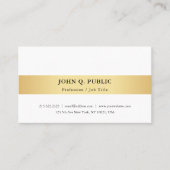 Creëer uw eigen moderne, minimalistische legant ee visitekaartje (Voorkant)