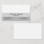 Creëer Uw eigen, moderne, professionele legant Visitekaartje (Voorkant / Achterkant)