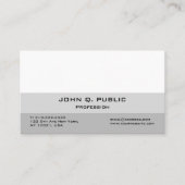 Creëer Uw eigen, moderne, professionele legant Visitekaartje (Voorkant)