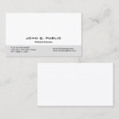 Creëer Uw eigen, moderne, professionele legant Visitekaartje (Voorkant / Achterkant)