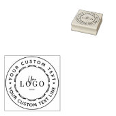 Creëer Uw eigen, moderne Ronde Adres Rubber Rubberstempel (Gestempeld)