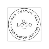 Creëer Uw eigen, moderne Ronde Adres Rubber Rubberstempel (Afrduk)