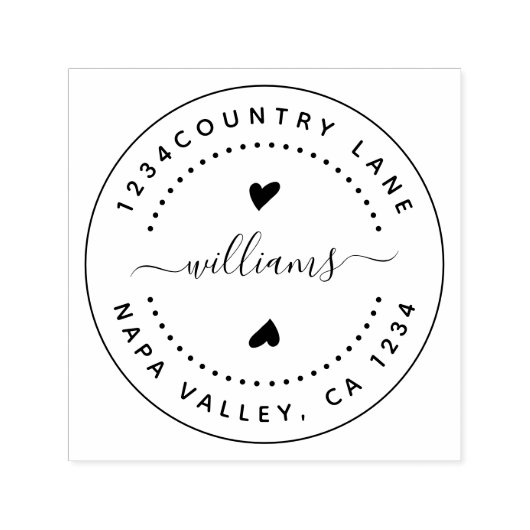 Creëer Uw eigen, moderne Ronde Rendement, zelfinkt Zelfinktende Stempel (Design)