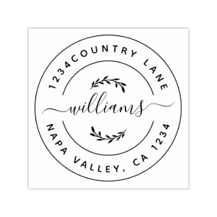 Creëer Uw eigen, moderne Ronde Rendement, zelfinkt Zelfinktende Stempel