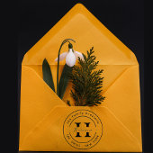 Creëer Uw eigen moderne ronde Rubberstempel