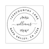 Creëer Uw eigen moderne ronde Rubberstempel (Afrduk)