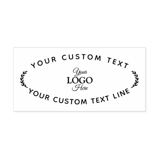 Creëer Uw Eigen Moderne Ronde Terugkeer Rubberzege Rubberstempel (Afrduk)