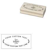 Creëer Uw Eigen Moderne Ronde Terugkeer Rubberzege Rubberstempel (Gestempeld)