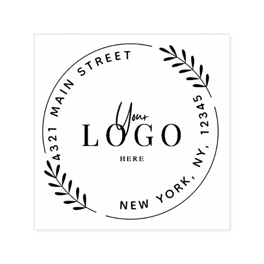 Creëer Uw eigen moderne ronde Zelfinktende Stempel (Design)