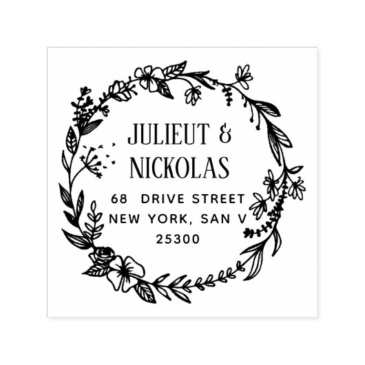 Creëer Uw eigen moderne ronde Zelfinktende Stempel (Design)