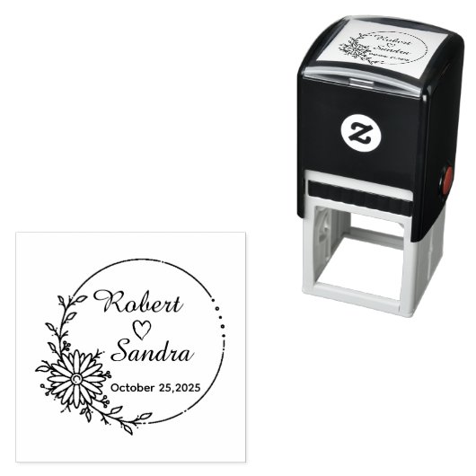 Creëer Uw eigen moderne ronde Zelfinktende Stempel (In situ)