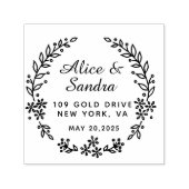 Creëer Uw eigen moderne ronde Zelfinktende Stempel (Design)