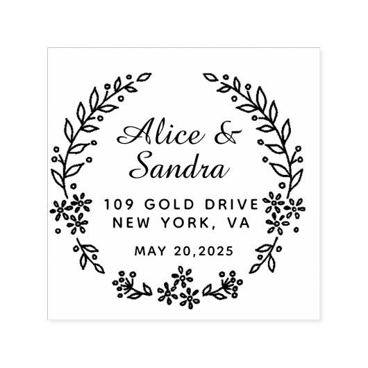 Creëer Uw eigen moderne ronde Zelfinktende Stempel (Design)