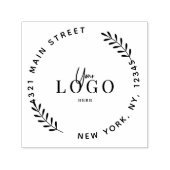 Creëer Uw Eigen Moderne Ronde Zelfinktstempel Zelfinktende Stempel (Design)