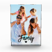 Creëer uw eigen moderne scriptfamilie fotoblok (Voorkant)