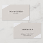 Creëer Uw eigen moderne, stijlvolle, elegante cons Visitekaartje (Voorkant / Achterkant)