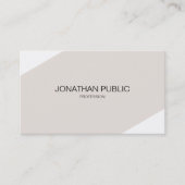 Creëer Uw eigen moderne, stijlvolle, elegante cons Visitekaartje (Voorkant)