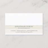 Creëer Uw eigen, moderne, stijlvolle, elegante, st Visitekaartje (Voorkant)