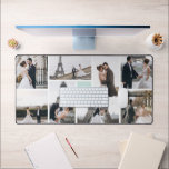 Creëer Uw eigen monogram 8-foto muntcollage Bureaumat<br><div class="desc">Verhoog uw werkruimte met onze Monogrammed 8-Photo Collage Desk Mat! Personaliseer uw bureauruimte met gekoesterde herinneringen en uw unieke monogram. Perfect voor werk- of studieruimten,  het voegt een persoonlijke touch toe aan uw productiviteit. Ontwerp vandaag nog jouw bureau en maak er een canvas van inspiratie van!</div>