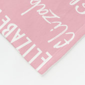 Creëer Uw eigen monogram Fleece Deken (Hoek)