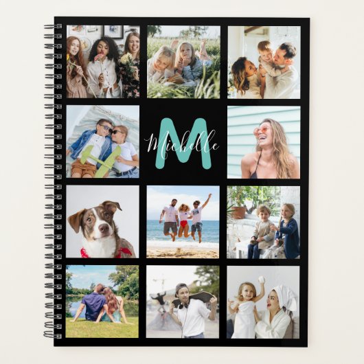 Creëer Uw eigen monogram foto-inkuilplanner Planner (Voorkant)