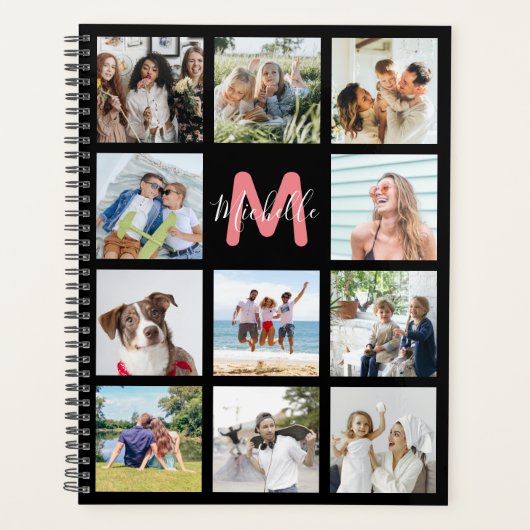 Creëer Uw eigen monogram foto-inkuilplanner Planner (Voorkant)