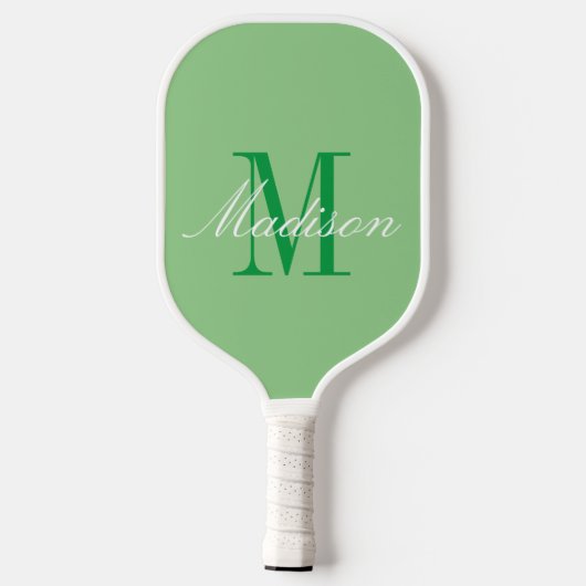 Creëer Uw eigen monogram Initiaal Pickleball Paddle (Achterkant)