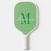 Creëer Uw eigen monogram Initiaal Pickleball Paddle (Voorkant)