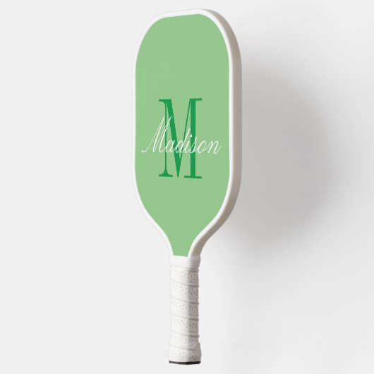Creëer Uw eigen monogram Initiaal Pickleball Paddle (Links)
