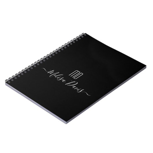 Creëer Uw eigen monogram Notitieboek (Linkerzijde)