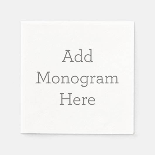 Papieren servetten, Standaard Cocktail Servet (Voorkant)