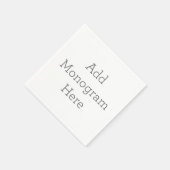 Papieren servetten, Standaard Cocktail Servet (Hoek)