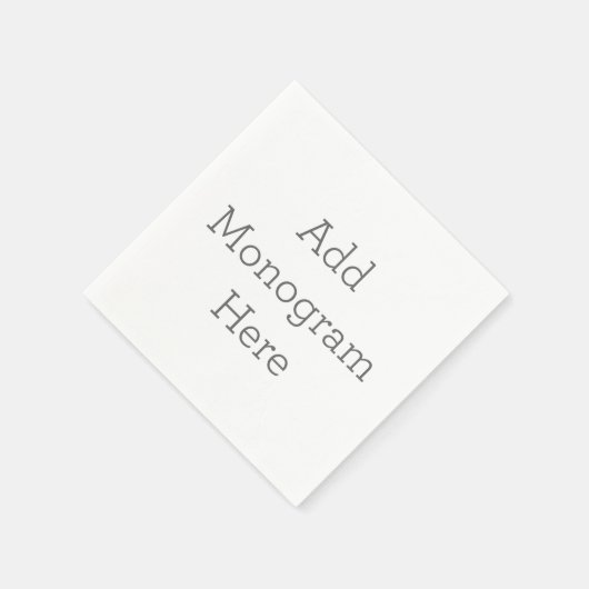 Papieren servetten, Standaard Cocktail Servet (Hoek)