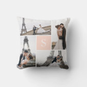 Creëer Uw eigen monogrammed 5-fotogalerie Kussen (Voorkant)