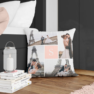 Creëer Uw eigen monogrammed 5-fotogalerie Kussen