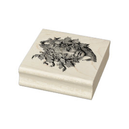 Creëer Uw eigen mooie Golden Dryad Rubberstempel