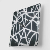 Creëer uw eigen mooie, mooie, mooie witte en zwart vierkante klok (Hoek)