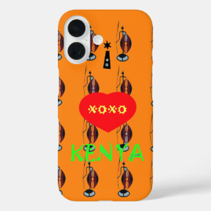 Creëer uw eigen mooie Oranje Xoxo iPhone Case