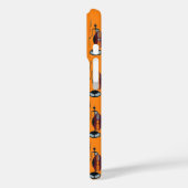 Creëer uw eigen mooie Oranje Xoxo iPhone Case (Achterkant / Links)