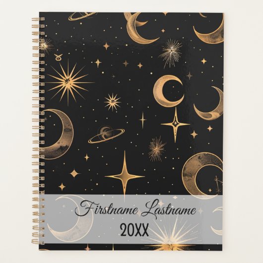 Creëer Uw eigen Moons & Planets Celestial Planner (Voorkant)