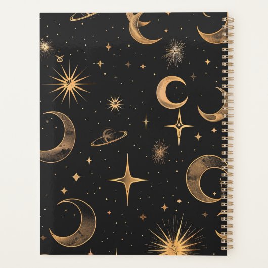 Creëer Uw eigen Moons & Planets Celestial Planner (Achterkant)