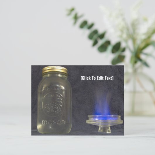 Creëer Uw eigen Moonshine Post Card Briefkaart (Staand voorkant)