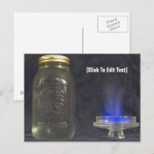 Creëer Uw eigen Moonshine Post Card Briefkaart (Voorkant / Achterkant)