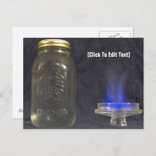 Creëer Uw eigen Moonshine Post Card Briefkaart (Voorkant / Achterkant)