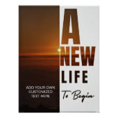 Creëer uw eigen motivatie aangepaste tekst perfect poster (Voorkant)