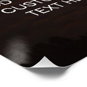 Creëer uw eigen motivatie aangepaste tekst perfect poster (Hoek)