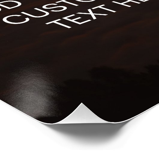 Creëer uw eigen motivatie aangepaste tekst perfect poster (Hoek)