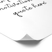 Creëer Uw eigen Motivatie citaat van het moderne s Poster (Hoek)