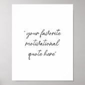 Creëer Uw eigen Motivatie citaat van het moderne s Poster (Voorkant)