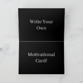 Creëer Uw eigen Motivatie horizontaal Kaart (Binnen)